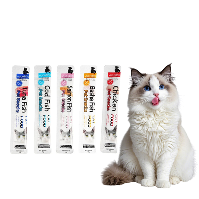 Snacks Food Labels - 10 adet Kedi Şeritleri Evcil Hayvan