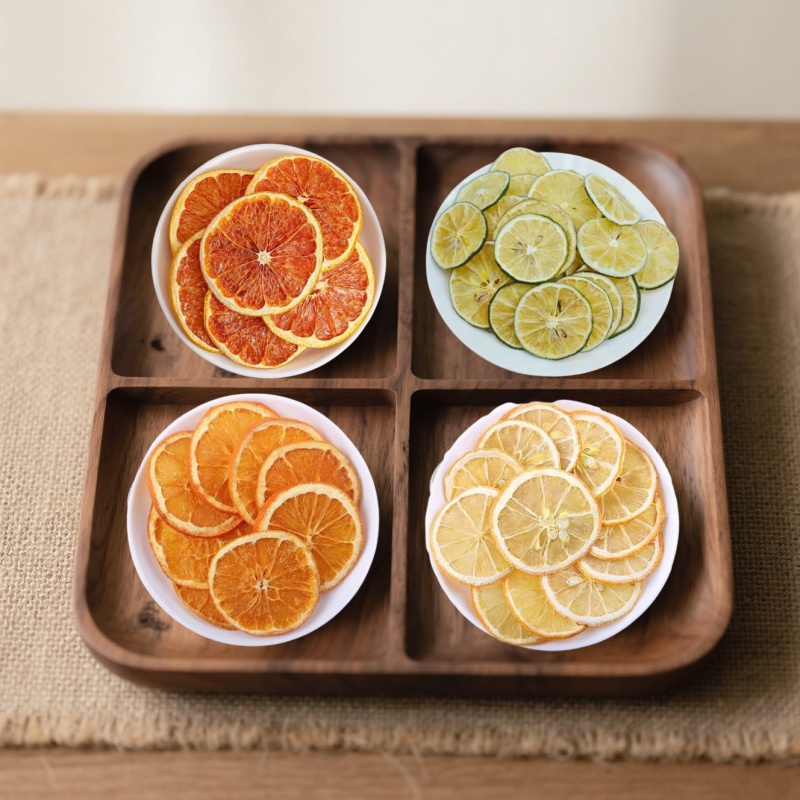 Dried Fruit Mix - Premium Doğal Kurutulmuş Limon Portakal Greyfurt