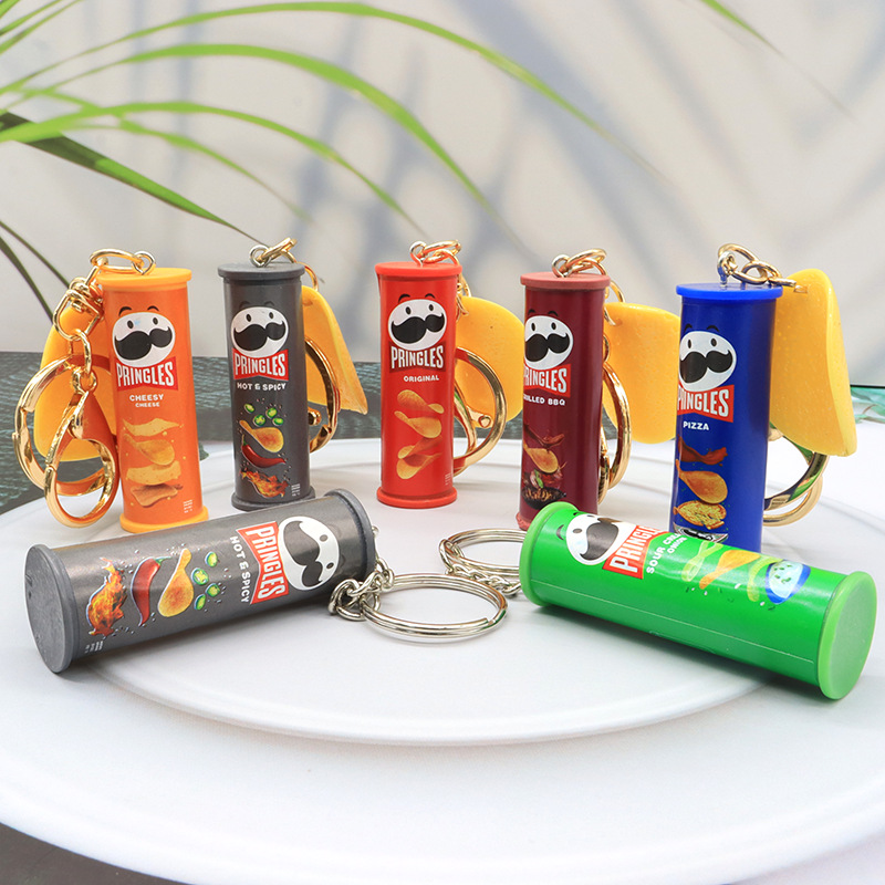 Food Zinc - Yaratıcı Patates Cipsi Anahtarlık - Gerçekçi