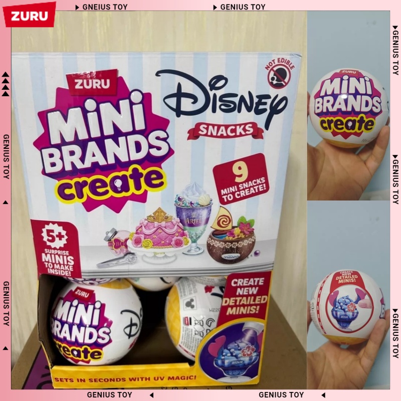 Food Snacks Brands - ZURU Mini Brands Disney Atıştırmalıkları Serisi