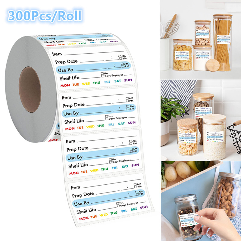 Snacks Food Labels - ● 300 Adet/Rulo Mutfak Tarih Etiketi