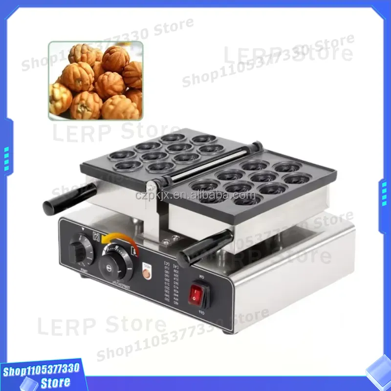 Korean Food Snacks - Ticari Ceviz Şeklinde Ekmek Yapma Makinesi
