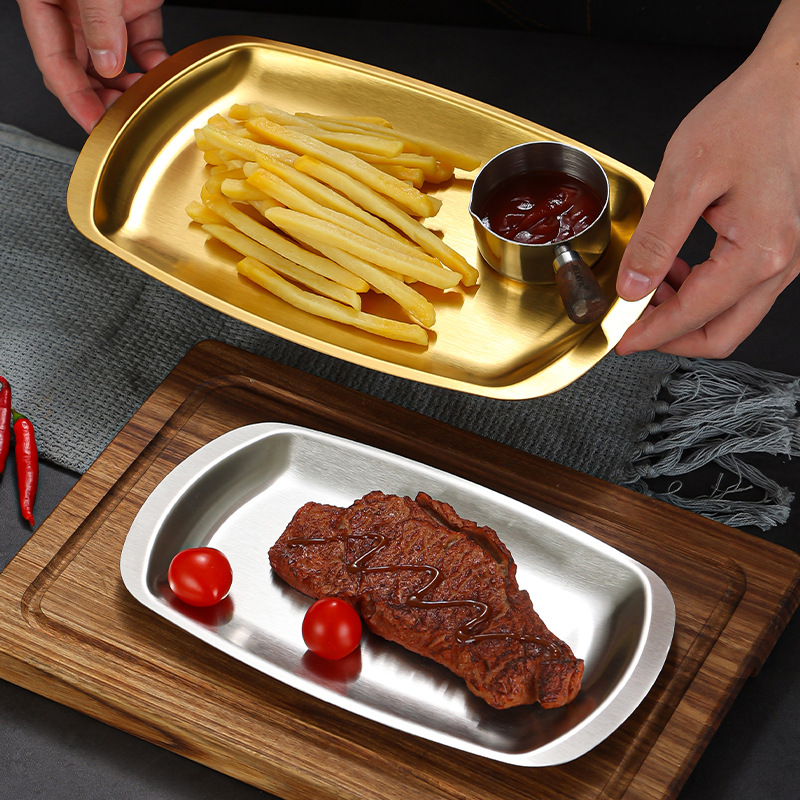 Food Snacks In Korea - 304 Paslanmaz Çelik Mat Yemek Atıştırmalık