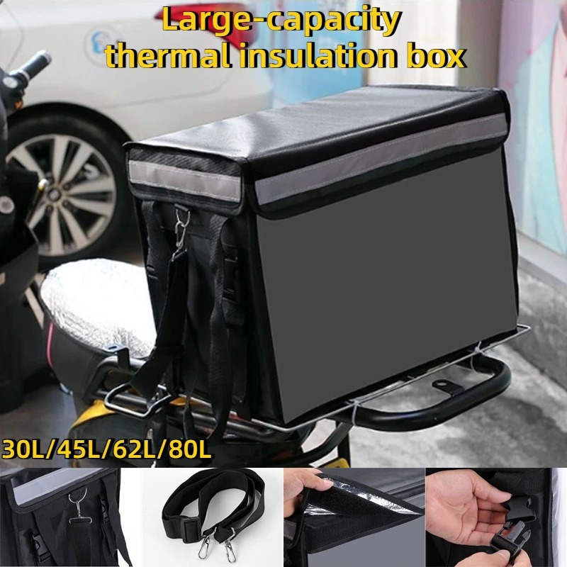 Food Snacks Delivery - Motosiklete Monte Edilebilir Yalıtımlı Yemek Teslimat