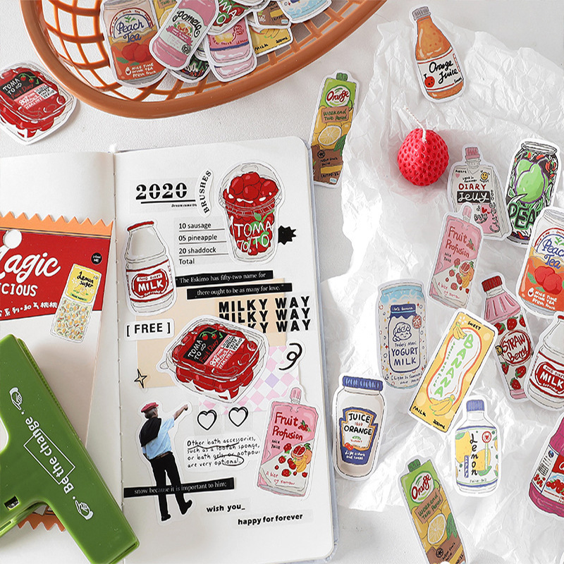 Sevimli Yiyecek Çıkartmaları F - Snacks Food Labels incelemesi ve fiyatı
